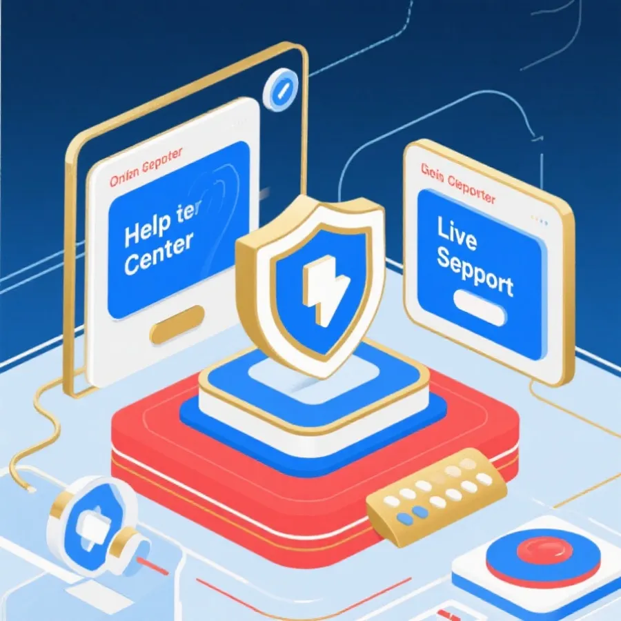 在线帮助与技术支持示意图